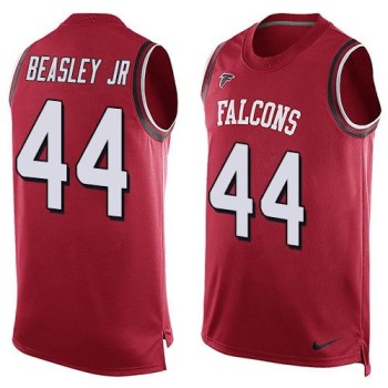 Falcons #44 Vic Beasley Jr Red Team Color Men's Stitched NFL Limited Tank Top Jersey Falcons #44 Vic Beasley Jr Red Team Color Men's Stitched NFL Limited Tank Top Jersey