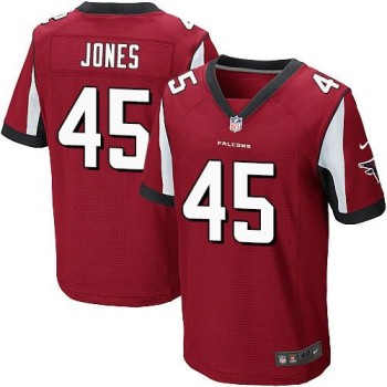Falcons #45 Deion Jones Red Team Color Men's Stitched NFL Elite Jersey Falcons #45 Deion Jones Red Team Color Men's Stitched NFL Elite Jersey