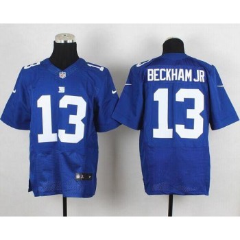 Giants #13 Odell Beckham Jr Royal Blue Team Color Men's Stitched NFL Elite Jersey Giants #13 Odell Beckham Jr Royal Blue Team Color Men's Stitched NFL Elite Jersey