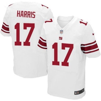 Giants #17 Dwayne Harris White Men's Stitched NFL Elite Jersey Giants #17 Dwayne Harris White Men's Stitched NFL Elite Jersey