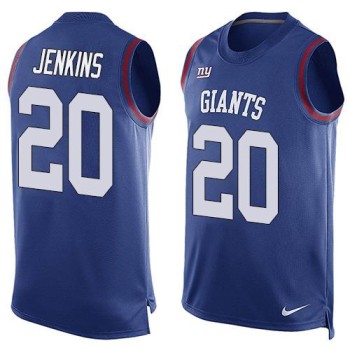 Giants #20 Janoris Jenkins Royal Blue Team Color Men's Stitched NFL Limited Tank Top Jersey Giants #20 Janoris Jenkins Royal Blue Team Color Men's Stitched NFL Limited Tank Top Jersey