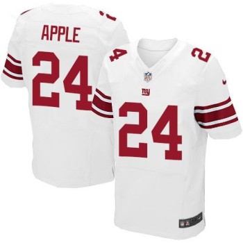 Giants #24 Eli Apple White Men's Stitched NFL Elite Jersey Giants #24 Eli Apple White Men's Stitched NFL Elite Jersey