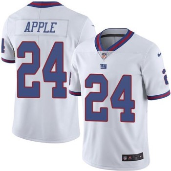 Giants #24 Eli Apple White Men's Stitched NFL Limited Rush Jersey Giants #24 Eli Apple White Men's Stitched NFL Limited Rush Jersey