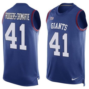 Giants #41 Dominique Rodgers-Cromartie Royal Blue Team Color Men's Stitched NFL Limited Tank Top Jersey Giants #41 Dominique Rodgers-Cromartie Royal Blue Team Color Men's Stitched NFL Limited Tank Top Jersey