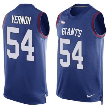 Giants #54 Olivier Vernon Royal Blue Team Color Men's Stitched NFL Limited Tank Top Jersey Giants #54 Olivier Vernon Royal Blue Team Color Men's Stitched NFL Limited Tank Top Jersey