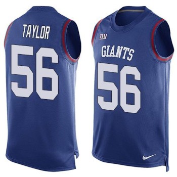 Giants #56 Lawrence Taylor Royal Blue Team Color Men's Stitched NFL Limited Tank Top Jersey Giants #56 Lawrence Taylor Royal Blue Team Color Men's Stitched NFL Limited Tank Top Jersey