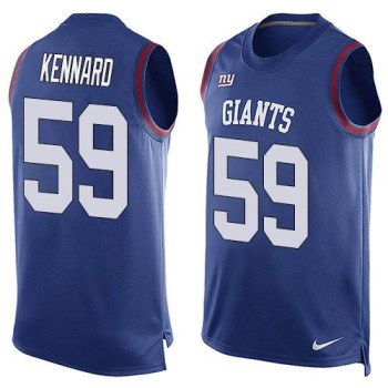 Giants #59 Devon Kennard Royal Blue Team Color Men's Stitched NFL Limited Tank Top Jersey Giants #59 Devon Kennard Royal Blue Team Color Men's Stitched NFL Limited Tank Top Jersey