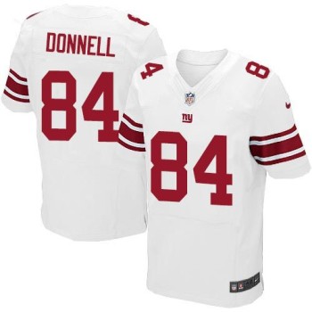 Giants #84 Larry Donnell White Men's Stitched NFL Elite Jersey Giants #84 Larry Donnell White Men's Stitched NFL Elite Jersey