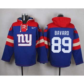 Giants #89 Mark Bavaro Royal Blue Player Pullover NFL Hoodie Giants #89 Mark Bavaro Royal Blue Player Pullover NFL Hoodie