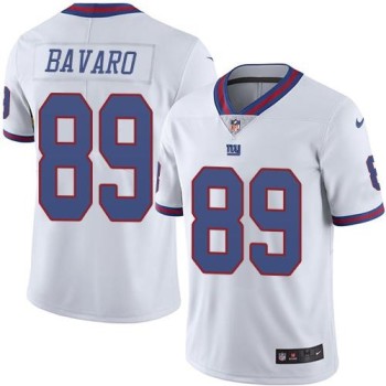Giants #89 Mark Bavaro White Men's Stitched NFL Limited Rush Jersey Giants #89 Mark Bavaro White Men's Stitched NFL Limited Rush Jersey