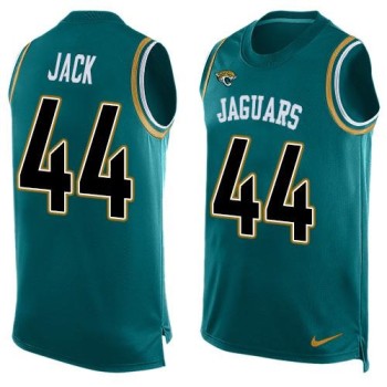 Jaguars #44 Myles Jack Teal Green Team Color Men's Stitched NFL Limited Tank Top Jersey Jaguars #44 Myles Jack Teal Green Team Color Men's Stitched NFL Limited Tank Top Jersey