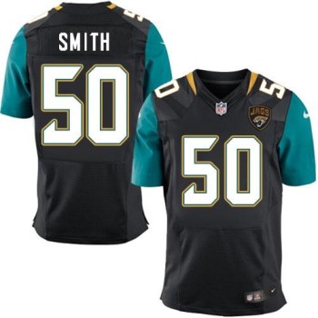 Jaguars #50 Telvin Smith Black Alternate Men's Stitched NFL Elite Jersey Jaguars #50 Telvin Smith Black Alternate Men's Stitched NFL Elite Jersey
