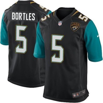 Jaguars #5 Blake Bortles Black Alternate Youth Stitched NFL Elite Jersey Jaguars #5 Blake Bortles Black Alternate Youth Stitched NFL Elite Jersey