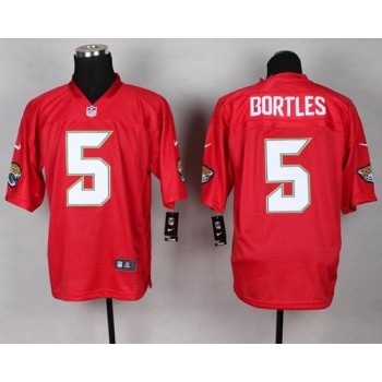 Jaguars #5 Blake Bortles Red Men's Stitched NFL Elite QB Practice Jersey Jaguars #5 Blake Bortles Red Men's Stitched NFL Elite QB Practice Jersey