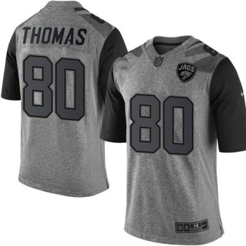 Jaguars #80 Julius Thomas Gray Men's Stitched NFL Limited Gridiron Gray Jersey Jaguars #80 Julius Thomas Gray Men's Stitched NFL Limited Gridiron Gray Jersey
