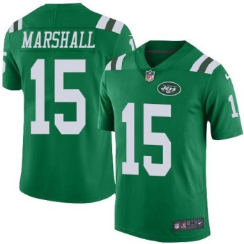 Jets #15 Brandon Marshall Green Youth Stitched NFL Elite Rush Jersey Jets #15 Brandon Marshall Green Youth Stitched NFL Elite Rush Jersey