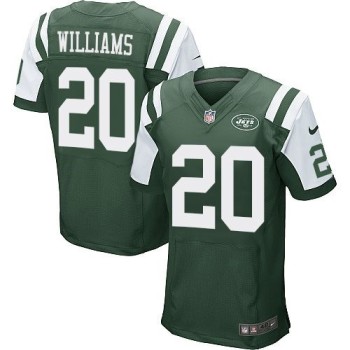 Jets #20 Marcus Williams Green Team Color Men's Stitched NFL Elite Jersey