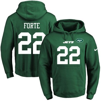 Jets #22 Matt Forte Green Name & Number Pullover NFL Hoodie Jets #22 Matt Forte Green Name & Number Pullover NFL Hoodie