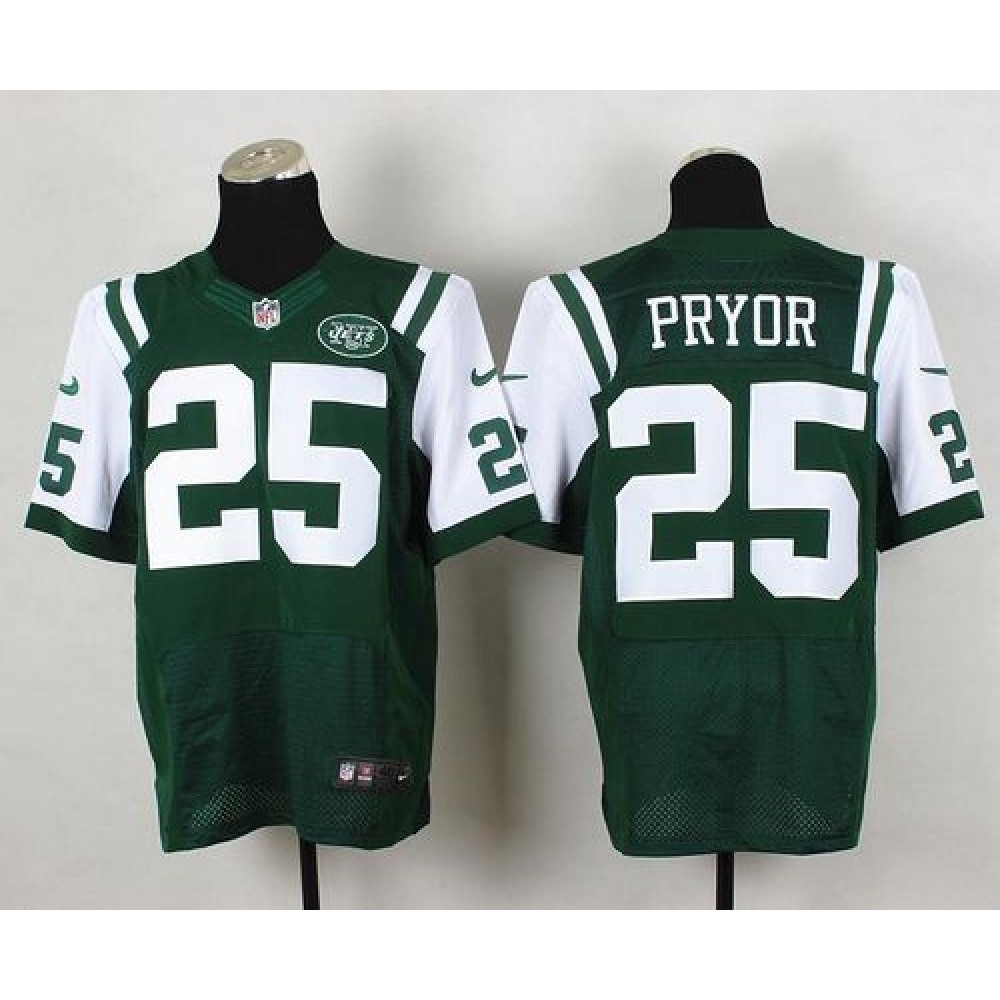 Jets #25 Calvin Pryor Green Team Color Men's Stitched NFL Elite Jersey