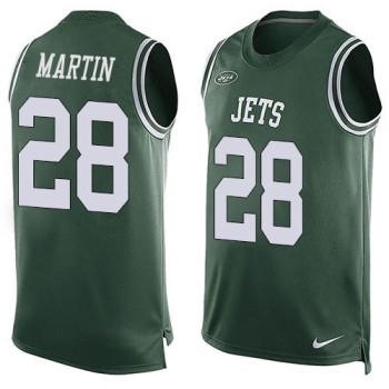 Jets #28 Curtis Martin Green Team Color Men's Stitched NFL Limited Tank Top Jersey Jets #28 Curtis Martin Green Team Color Men's Stitched NFL Limited Tank Top Jersey