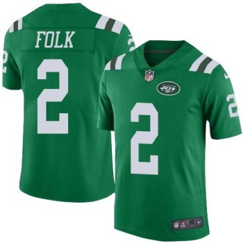 Jets #2 Nick Folk Green Men's Stitched NFL Elite Rush Jersey Jets #2 Nick Folk Green Men's Stitched NFL Elite Rush Jersey
