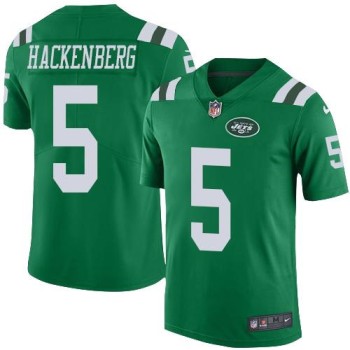 Jets #5 Christian Hackenberg Green Youth Stitched NFL Elite Rush Jersey Jets #5 Christian Hackenberg Green Youth Stitched NFL Elite Rush Jersey