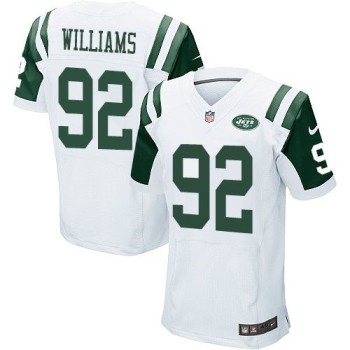 Jets #92 Leonard Williams White Men's Stitched NFL Elite Jersey Jets #92 Leonard Williams White Men's Stitched NFL Elite Jersey