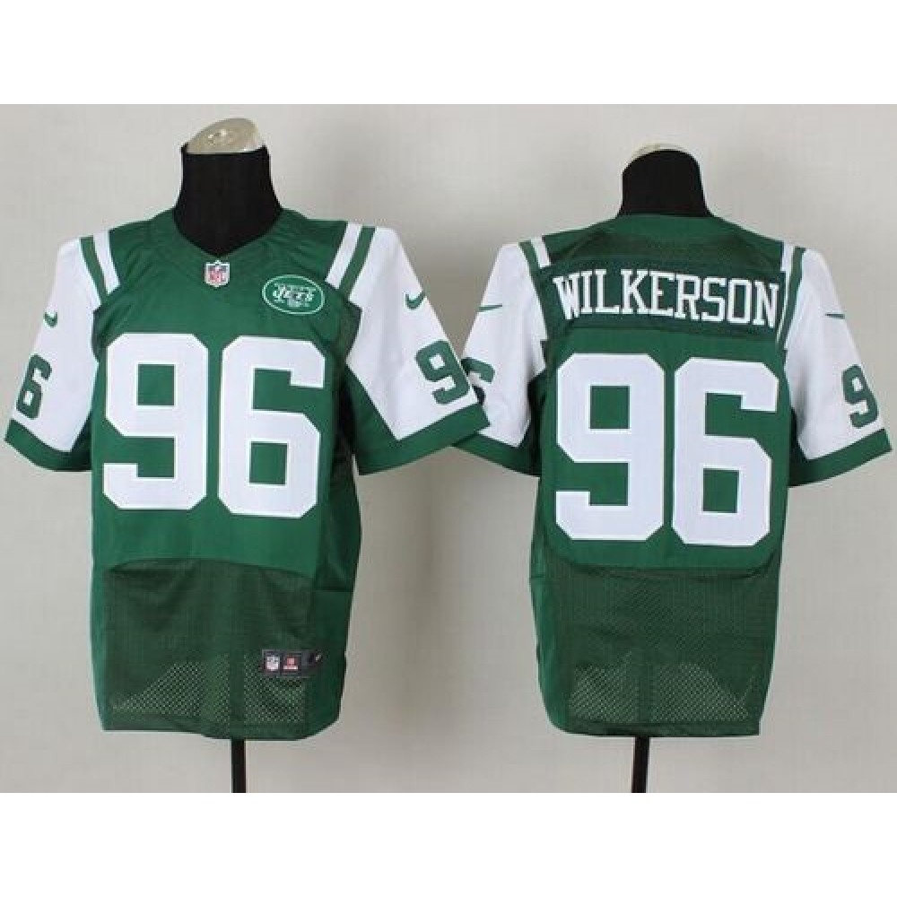 Jets #96 Muhammad Wilkerson Green Team Color Men's Stitched NFL Elite Jersey