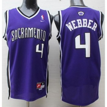 Kings #4 Chris Webber Purple Throwback Stitched NBA Jersey Kings #4 Chris Webber Purple Throwback Stitched NBA Jersey