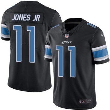 Lions #11 Marvin Jones Jr Black Men's Stitched NFL Limited Rush Jersey Lions #11 Marvin Jones Jr Black Men's Stitched NFL Limited Rush Jersey