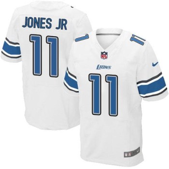 Lions #11 Marvin Jones Jr White Men's Stitched NFL Elite Jersey Lions #11 Marvin Jones Jr White Men's Stitched NFL Elite Jersey