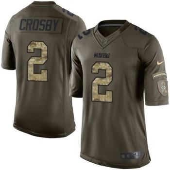 Packers #2 Mason Crosby Green Men's Stitched NFL Limited Salute To Service Jersey Packers #2 Mason Crosby Green Men's Stitched NFL Limited Salute To Service Jersey
