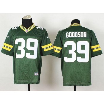 Packers #39 Demetri Goodson Green Team Color Men's Stitched NFL Elite Jersey