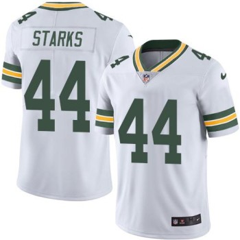 Packers #44 James Starks White Men's Stitched NFL Limited Rush Jersey Packers #44 James Starks White Men's Stitched NFL Limited Rush Jersey