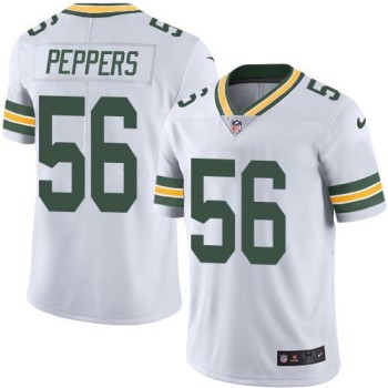 Packers #56 Julius Peppers White Men's Stitched NFL Limited Rush Jersey Packers #56 Julius Peppers White Men's Stitched NFL Limited Rush Jersey