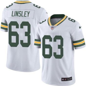 Packers #63 Corey Linsley White Men's Stitched NFL Limited Rush Jersey Packers #63 Corey Linsley White Men's Stitched NFL Limited Rush Jersey