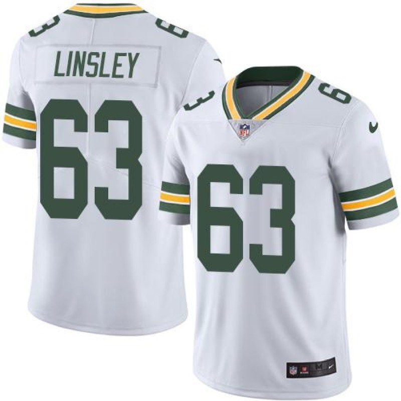 Nike Packers #63 Corey Linsley White Men's Stitched NFL Limited Rush Jersey Nike Packers #63 Corey Linsley White Men's Stitched NFL Limited Rush Jersey
