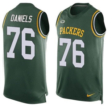 Packers #76 Mike Daniels Green Team Color Men's Stitched NFL Limited Tank Top Jersey Packers #76 Mike Daniels Green Team Color Men's Stitched NFL Limited Tank Top Jersey