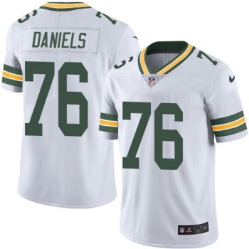 Packers #76 Mike Daniels White Men's Stitched NFL Limited Rush Jersey Packers #76 Mike Daniels White Men's Stitched NFL Limited Rush Jersey