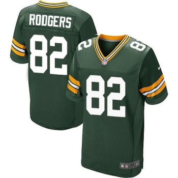 Packers #82 Richard Rodgers Green Team Color Men's Stitched NFL Elite Jersey