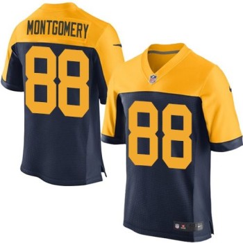 Packers #88 Ty Montgomery Navy Blue Alternate Men's Stitched NFL New Elite Jersey Packers #88 Ty Montgomery Navy Blue Alternate Men's Stitched NFL New Elite Jersey