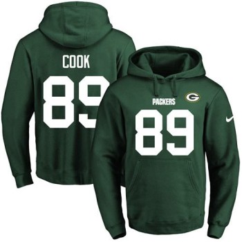 Packers #89 Jared Cook Green Name & Number Pullover NFL Hoodie Packers #89 Jared Cook Green Name & Number Pullover NFL Hoodie