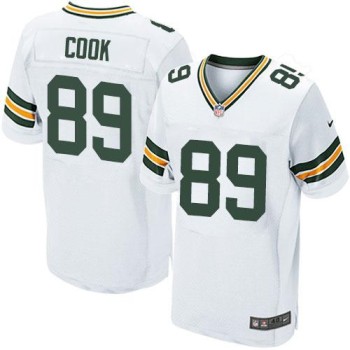 Packers #89 Jared Cook White Men's Stitched NFL Elite Jersey Packers #89 Jared Cook White Men's Stitched NFL Elite Jersey