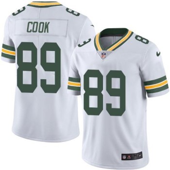 Packers #89 Jared Cook White Men's Stitched NFL Limited Rush Jersey Packers #89 Jared Cook White Men's Stitched NFL Limited Rush Jersey