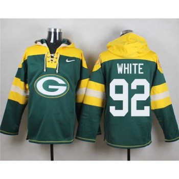 Packers #92 Reggie White Green Player Pullover NFL Hoodie Packers #92 Reggie White Green Player Pullover NFL Hoodie