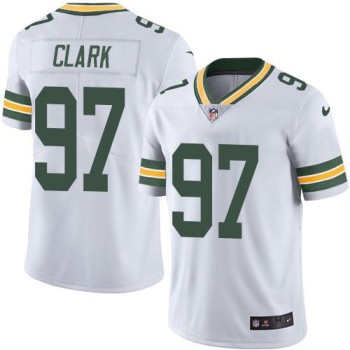 Packers #97 Kenny Clark White Youth Stitched NFL Limited Rush Jersey