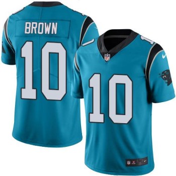 Panthers #10 Corey Brown Blue Men's Stitched NFL Limited Rush Jersey Panthers #10 Corey Brown Blue Men's Stitched NFL Limited Rush Jersey