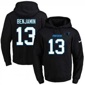 Panthers #13 Kelvin Benjamin Black Name & Number Pullover NFL Hoodie Panthers #13 Kelvin Benjamin Black Name & Number Pullover NFL Hoodie