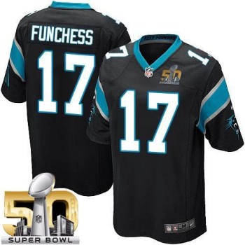 Panthers #17 Devin Funchess Black Team Color Super Bowl 50 Youth Stitched NFL Elite Jersey Panthers #17 Devin Funchess Black Team Color Super Bowl 50 Youth Stitched NFL Elite Jersey