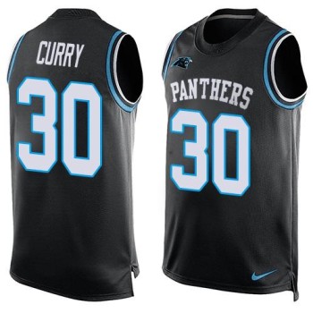 Panthers #30 Stephen Curry Black Team Color Men's Stitched NFL Limited Tank Top Jersey Panthers #30 Stephen Curry Black Team Color Men's Stitched NFL Limited Tank Top Jersey